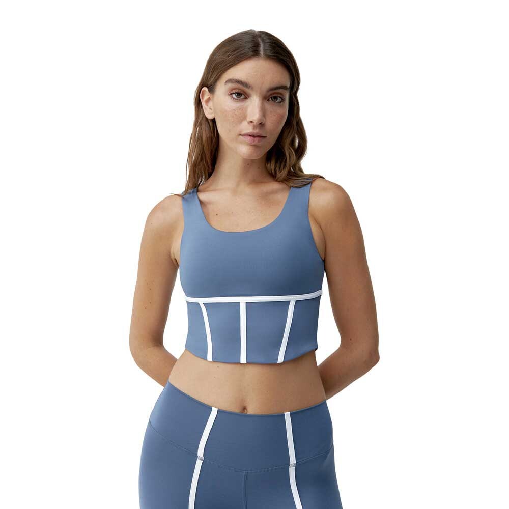 

Спортивный топ Born Living Yoga Vani Medium-High Support, синий