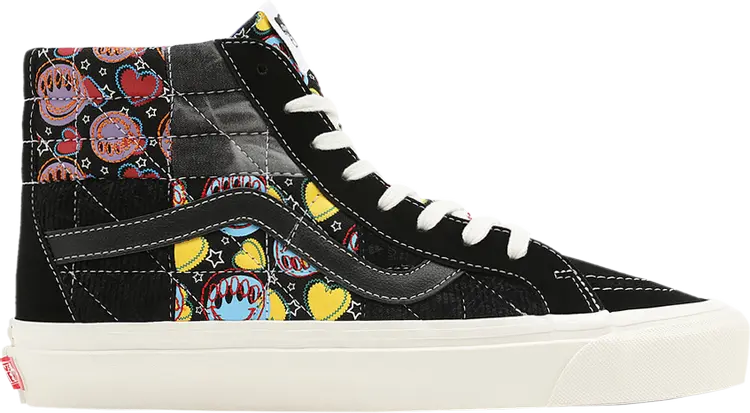 

Кроссовки Vans Sk8-Hi 38 DX Positivity Patchwork, черный