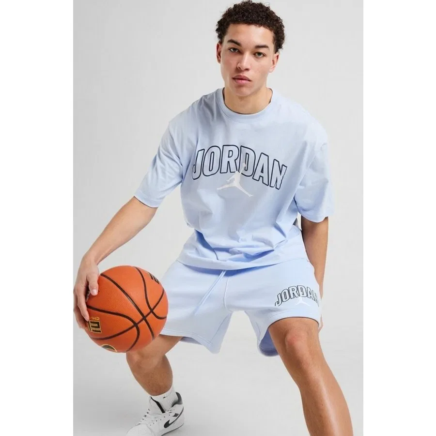 Футболка оверсайз с принтом Jordan Brooklyn Nike, Синий