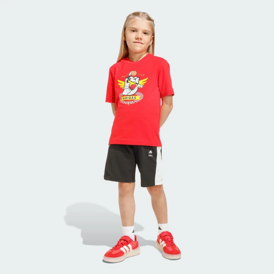 Спортивный комплект с длинным рукавом Lk Dy Mm T Set adidas, Красный