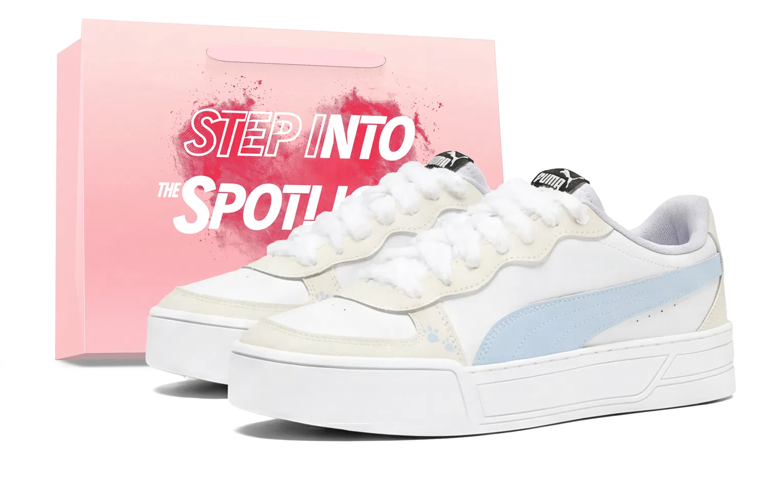 Детские кроссовки-скейтборд PUMA Skye, Цвет Custard