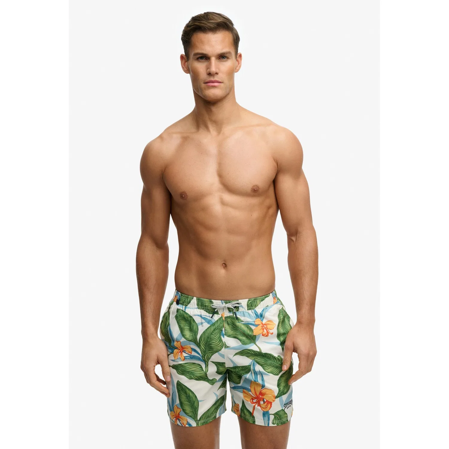 Мужские плавки с гавайским принтом Superdry, Evergreen Hawaiian Optic