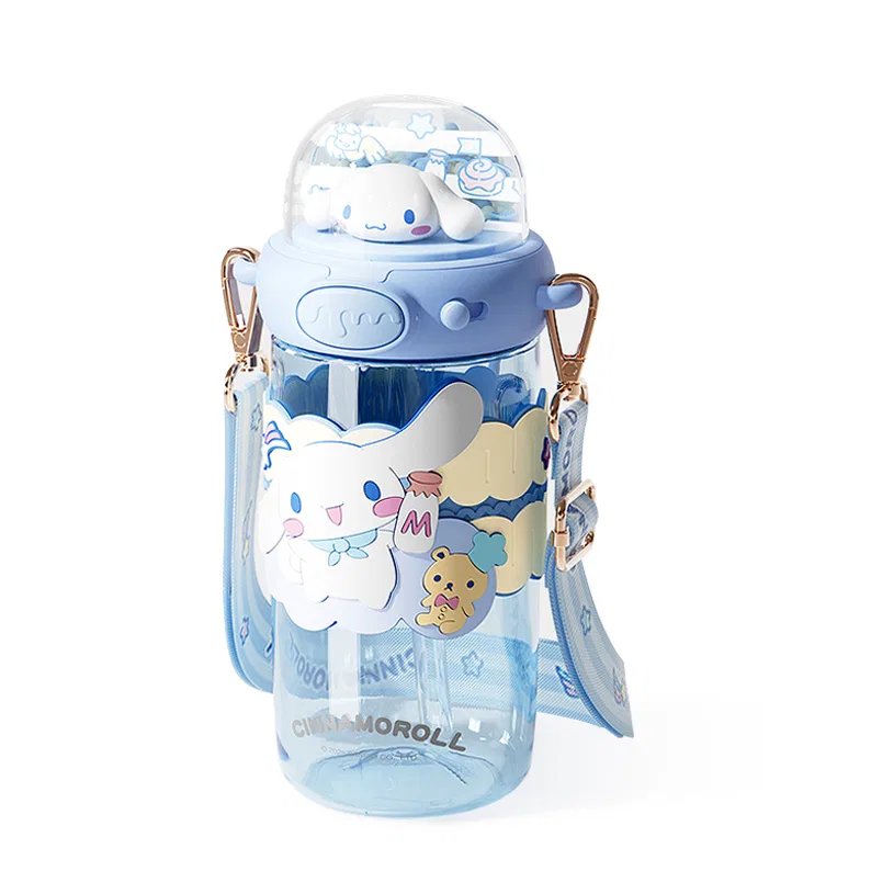 Детская бутылка для воды с блестками My Melody, Sanrio, 650 мл, Sparkling Space Cup — фото 2
