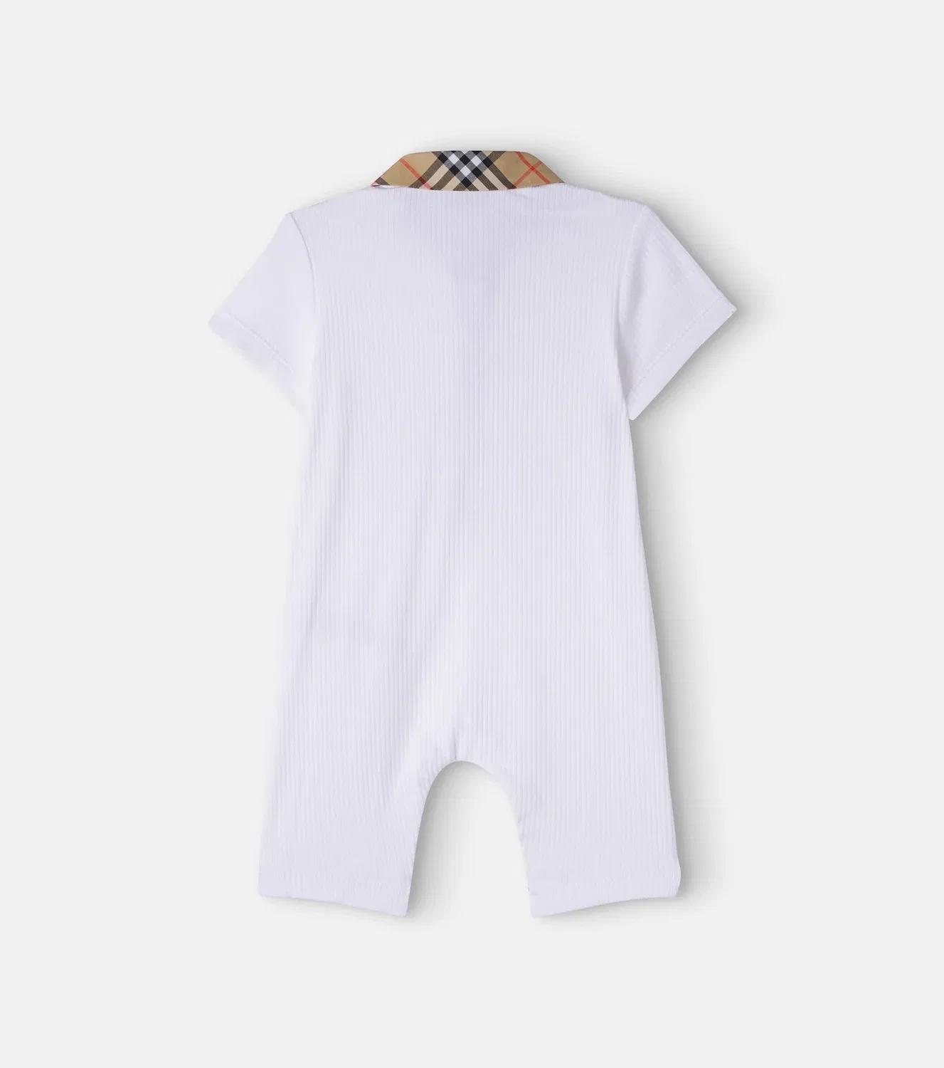 Комбинезон хлопковый Burberry Kids, белый — фото 2