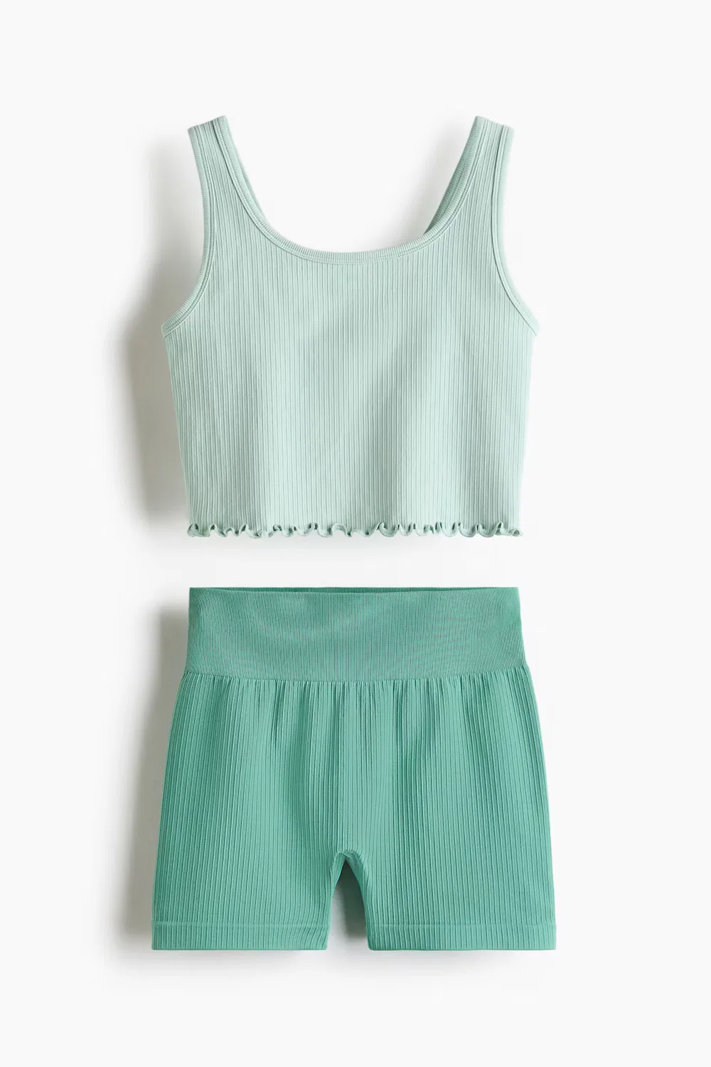 Бесшовный комплект из 2 частей с Drymove H&M, Mint — фото 4
