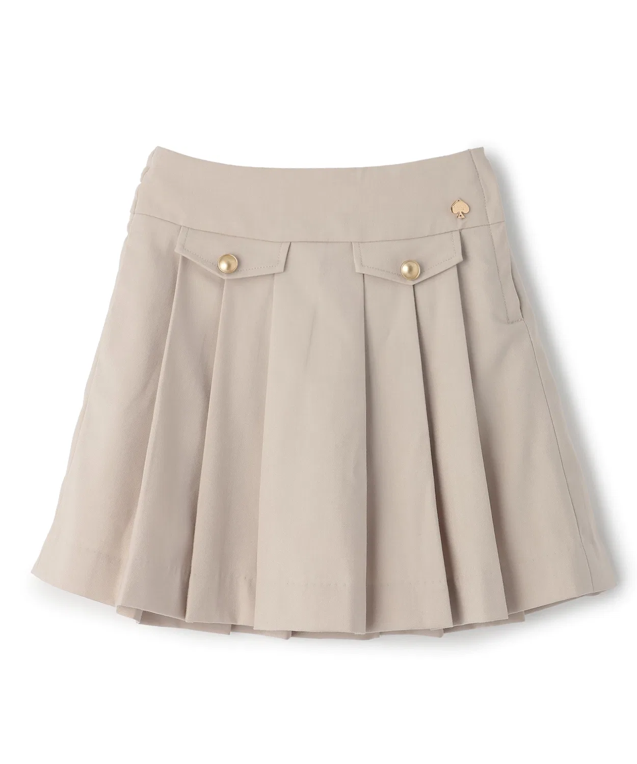 Детская плиссированная юбка с клапаном kate spade new york kids, Beige