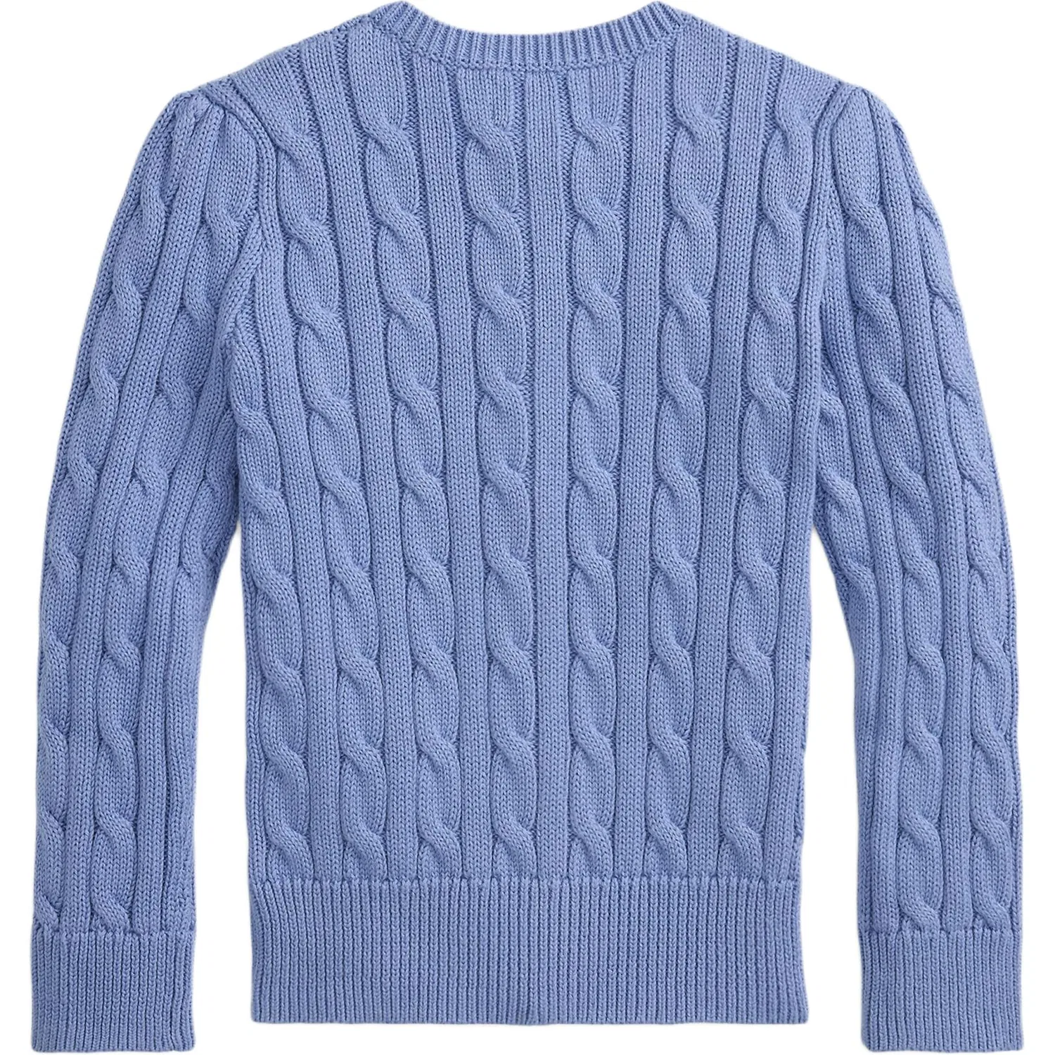 Детский свитер с круглым вырезом, средней посадки, не растяжимый, Purple, Polo Ralph Lauren — фото 3