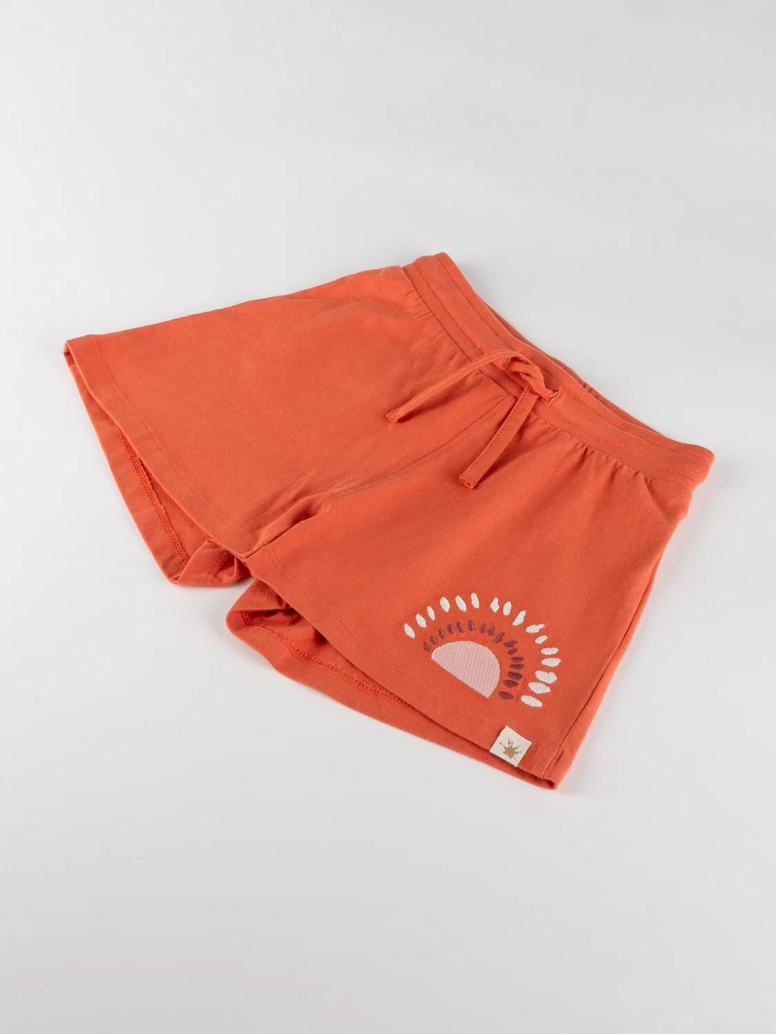 Брюки Sigikid Regular Shorts Savanne оранжево-красного цвета — фото 4