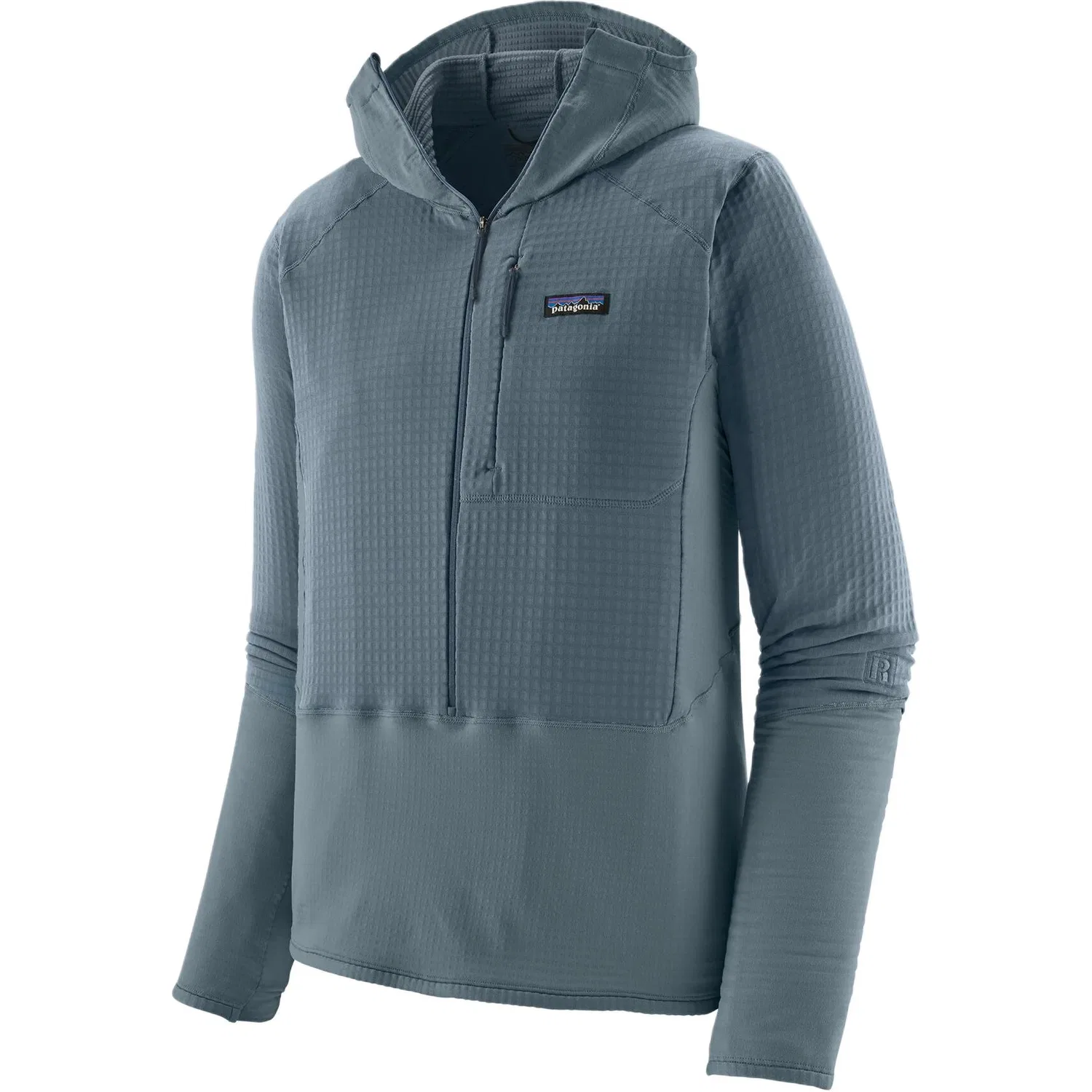 Мужское флисовое худи Patagonia R1, Clément Blue/CLMB — фото 3