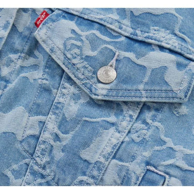 Женская джинсовая куртка Levi's, синий — фото 4