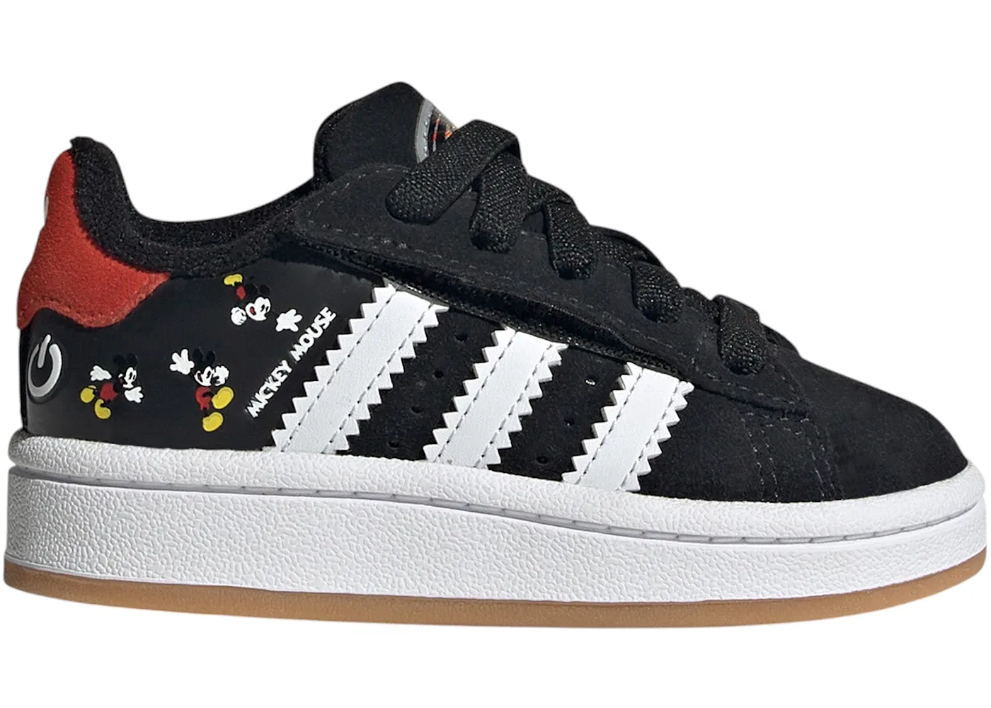 Детские кроссовки Lifestyle с подсветкой Adidas Campus 00s LED Lights Comfort Closure, Core Black Cloud White Red