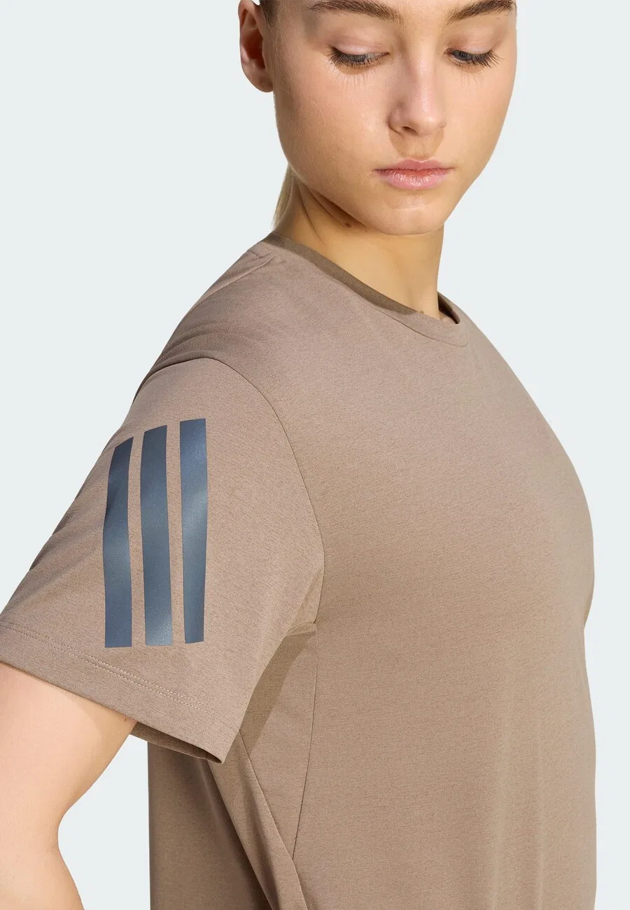 Спортивная футболка ADIDAS PERFORMANCE Performance Shirt 'Adi365' темно-бежевого цвета — фото 4