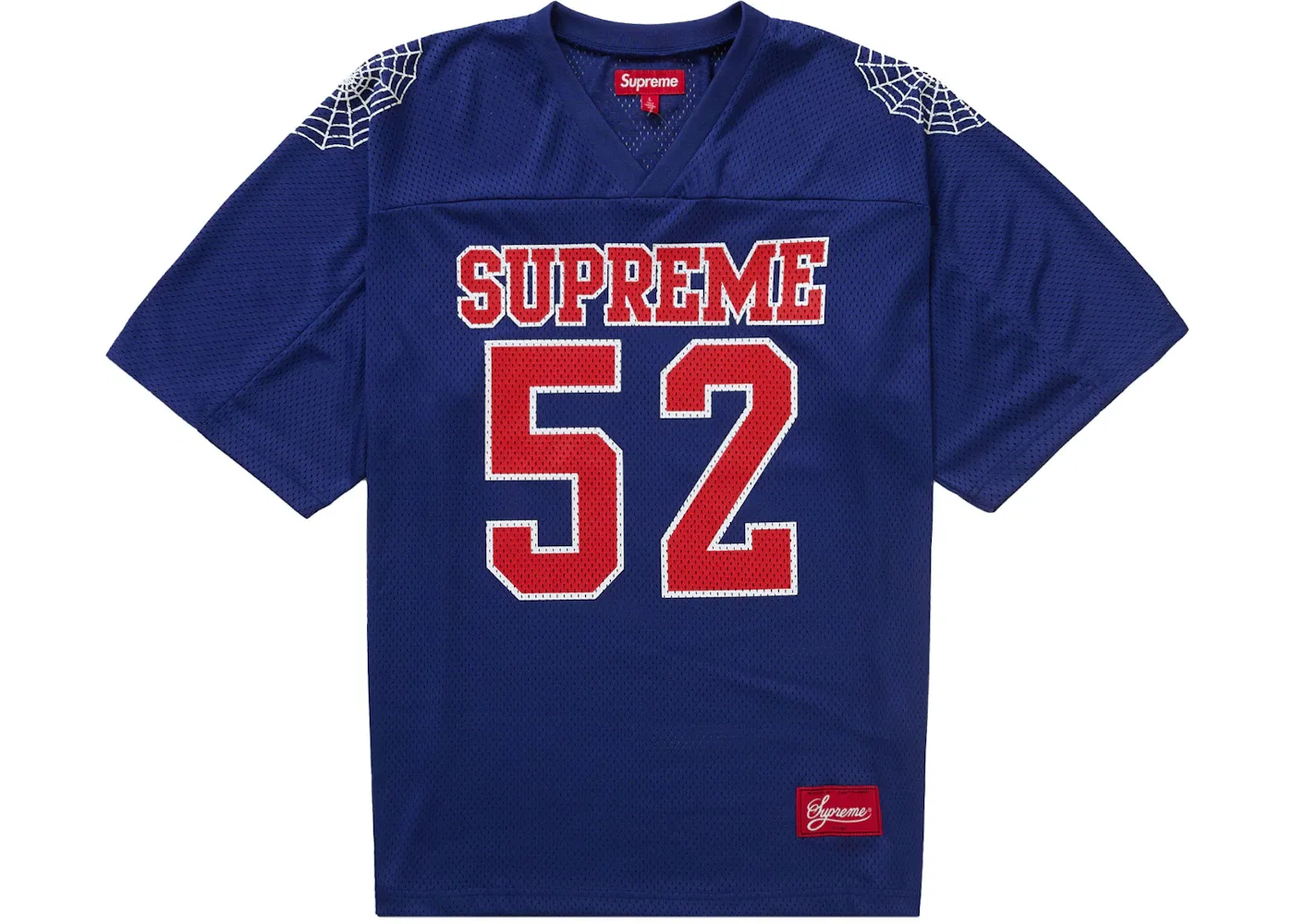 Мужская футбольная джерси с принтом Spiderweb Supreme, Navy