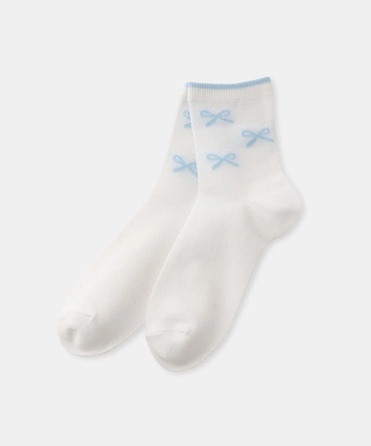 Детские носки из сетки с принтом Ribbon ROPE' PICNIC, White