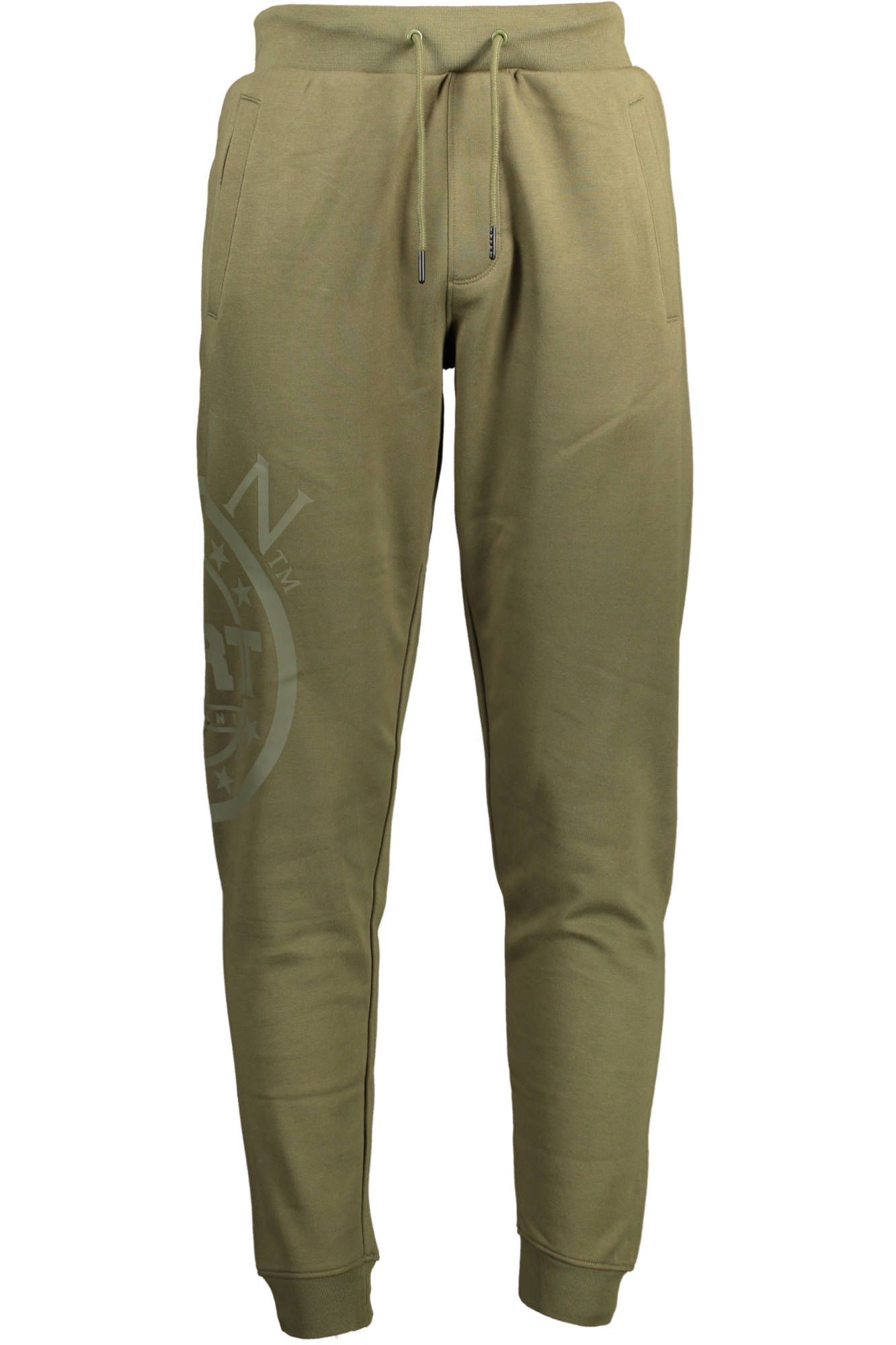 

Зеленые хлопковые мужские брюки Plein Sport