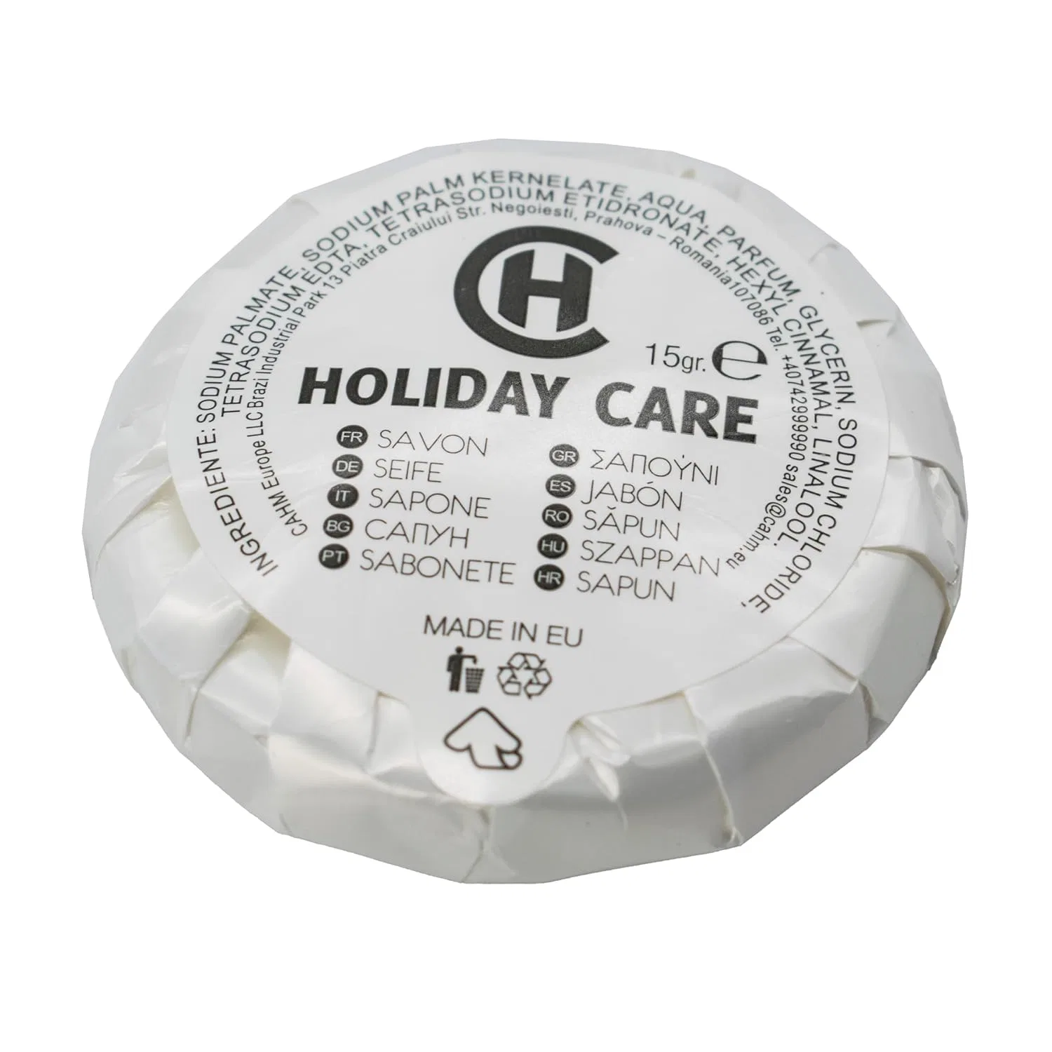 Мыло гостиничное Holiday Care, Awek.eu, набор 400 шт, 15 г, Fresh — фото 3