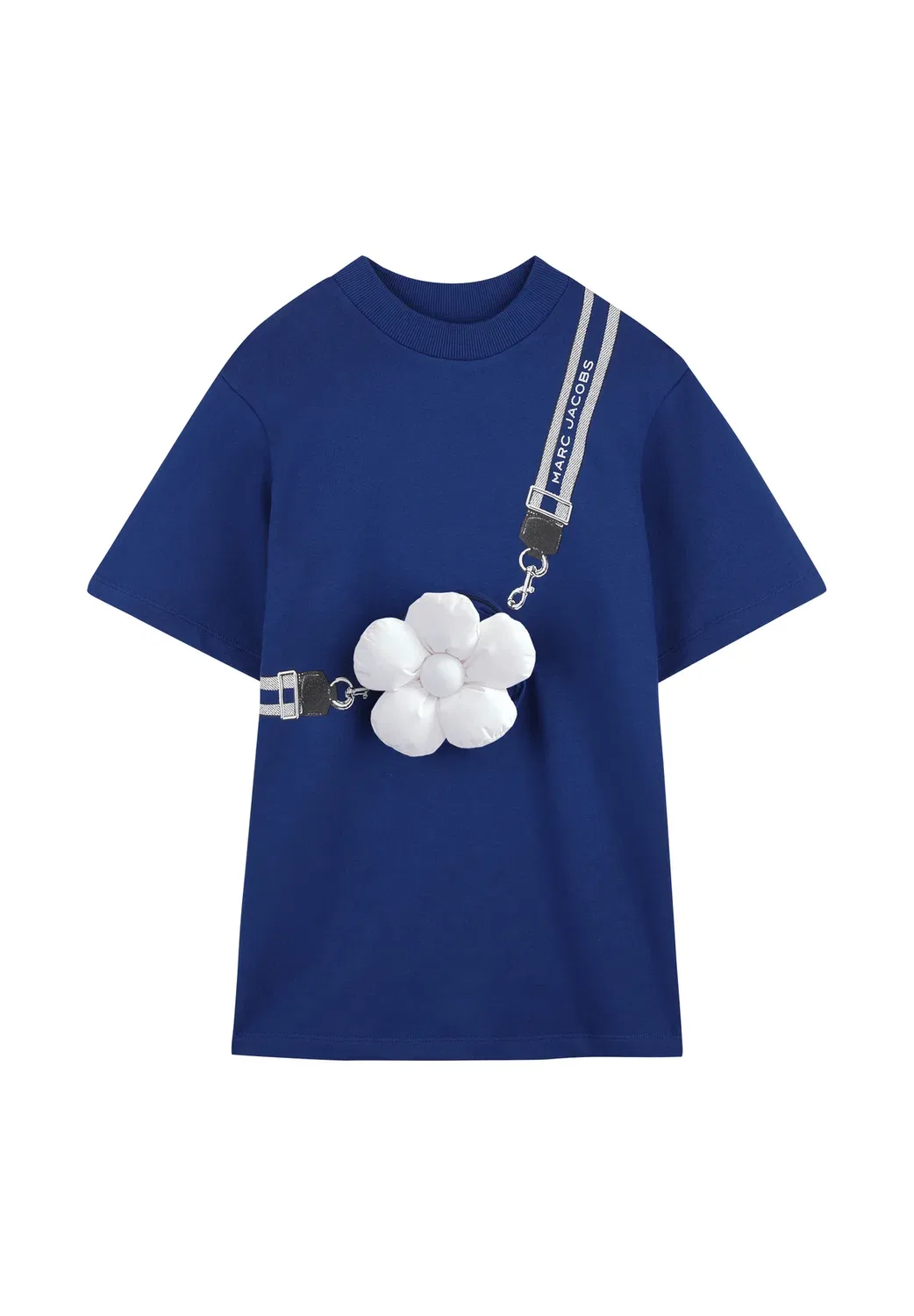 Платье с короткими рукавами - трикотажное платье Marc Jacobs Kids, Navy