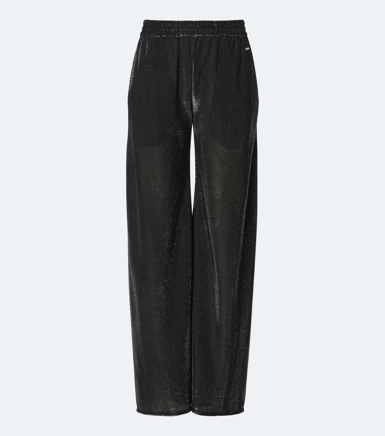 Широкие брюки с отделкой Gucci, черный