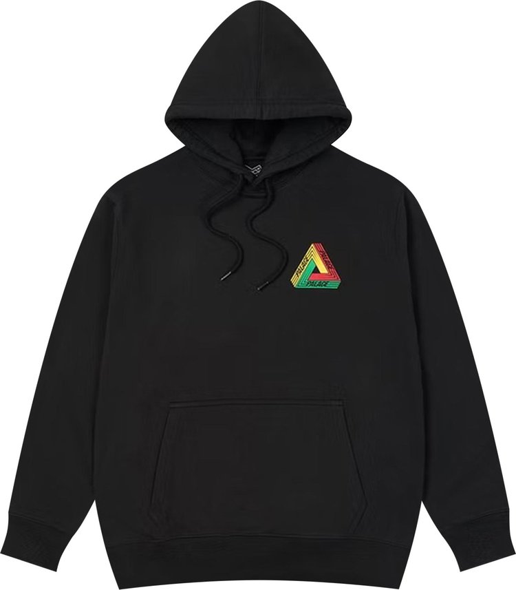 

Худи Palace Tri-Dart Hoodie 'Black', черный