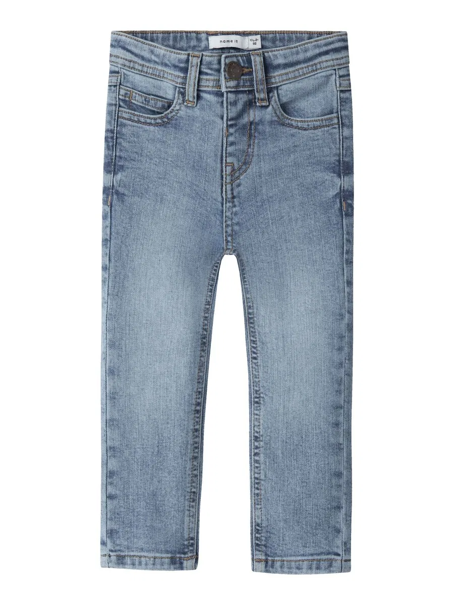 Джинсы NAME IT Slim fit 'NMMSILAS' синего цвета