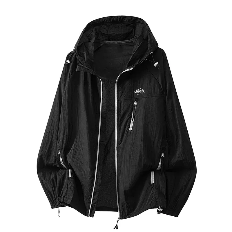 Детская одежда для защиты от солнца с длинным рукавом Jeep Ice Peak Sun Protection Collection, Black