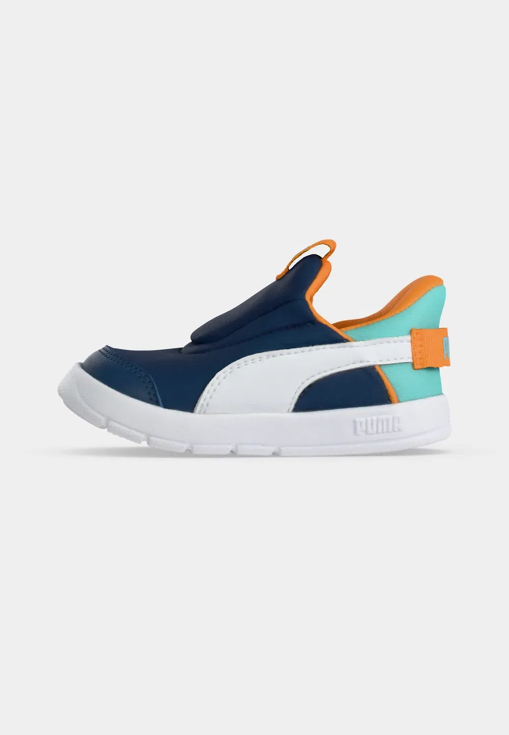 Кроссовки для бега по шоссе Courtflex v3 ease унисекс Puma, Persian Blue/White — фото 2