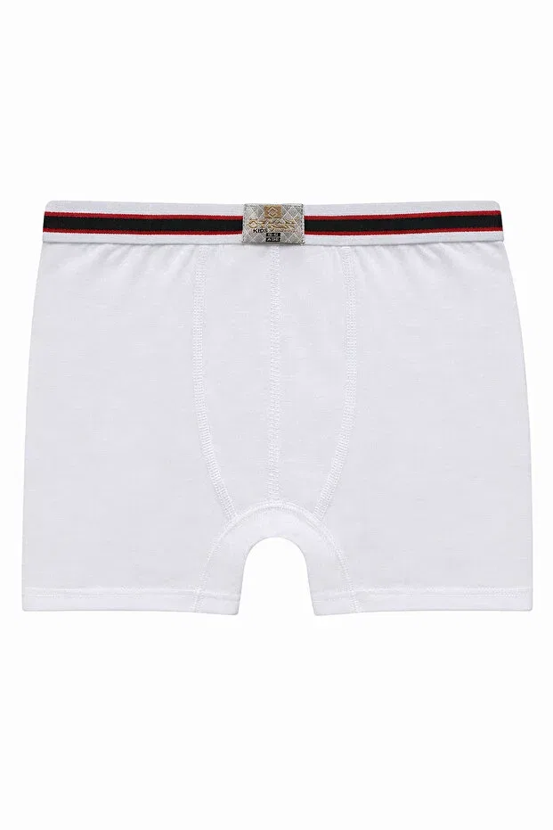 Детские боксеры для мальчиков хлопковые комплект 10 шт Özkan Underwear, Белый — фото 3
