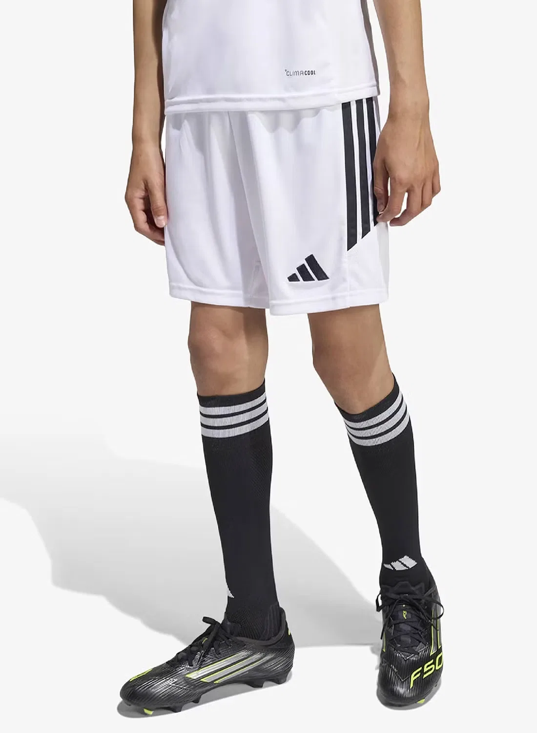 Шорты спортивные детские Tiro26 League Adidas, белый