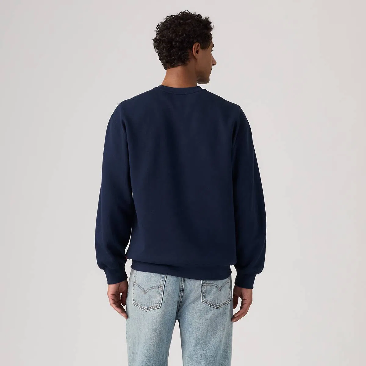 Свободная толстовка с графическим принтом и круглым вырезом Levi's, Desert Navy Blazer - Blue — фото 4