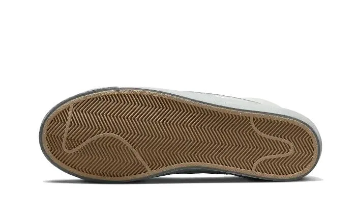 Детские кроссовки с верхом из кожи Blazer Mid '77 Nike, Summit White — фото 3