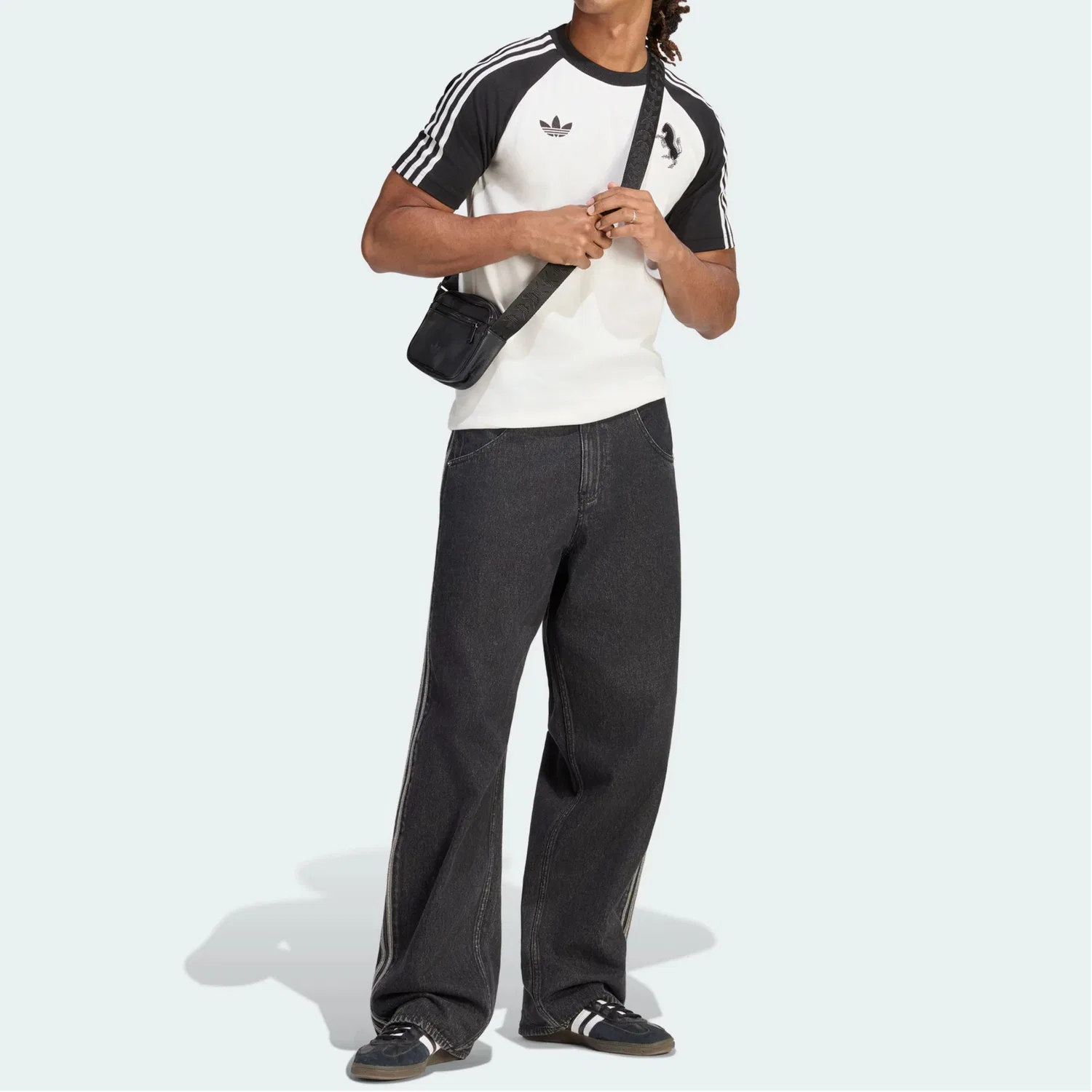Мужская футболка с круглым вырезом Juventus Adidas Originals, Bright White — фото 3