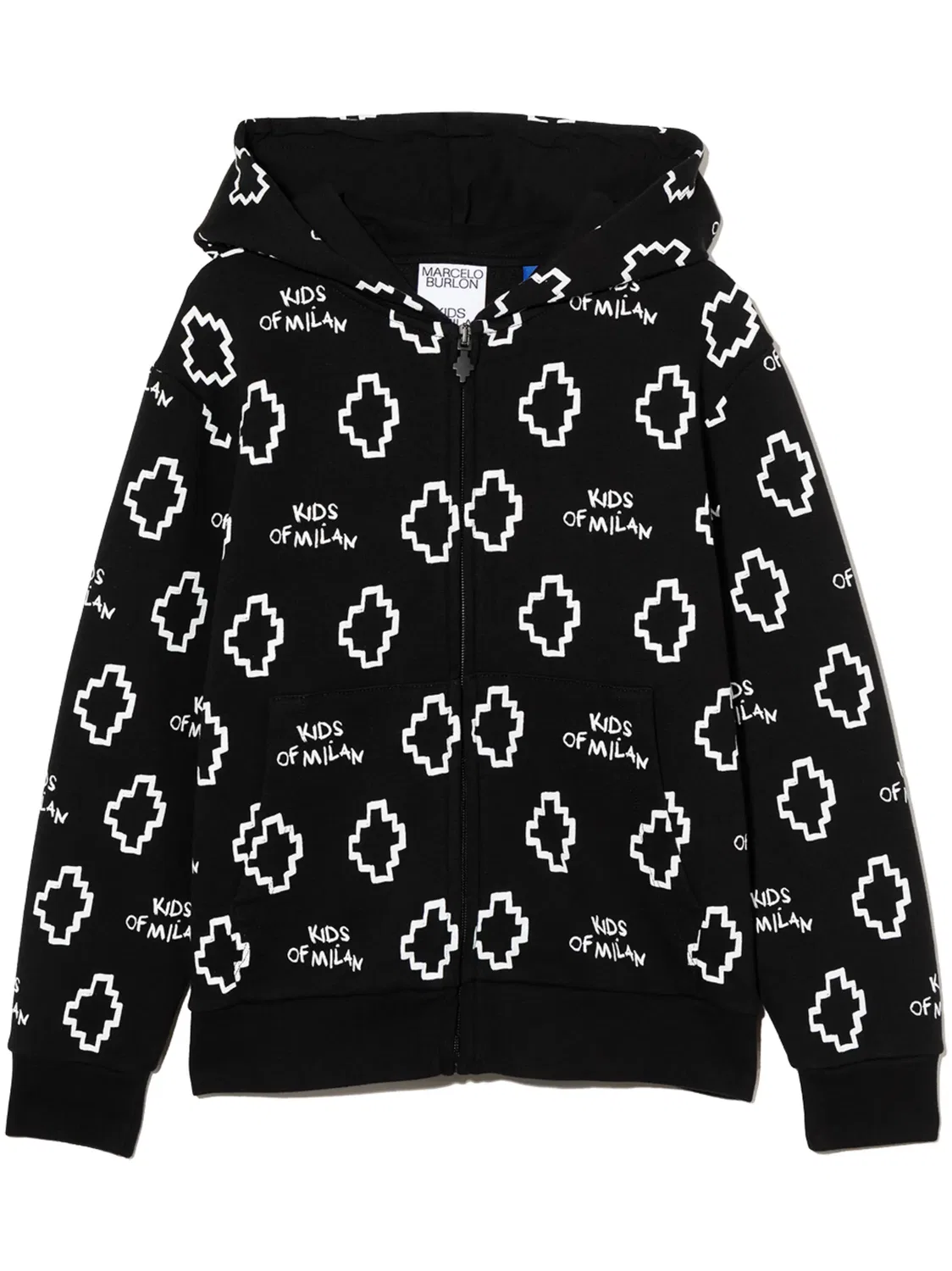 Худи с Полным Логотипом Marcelo Burlon County of Milan, черный