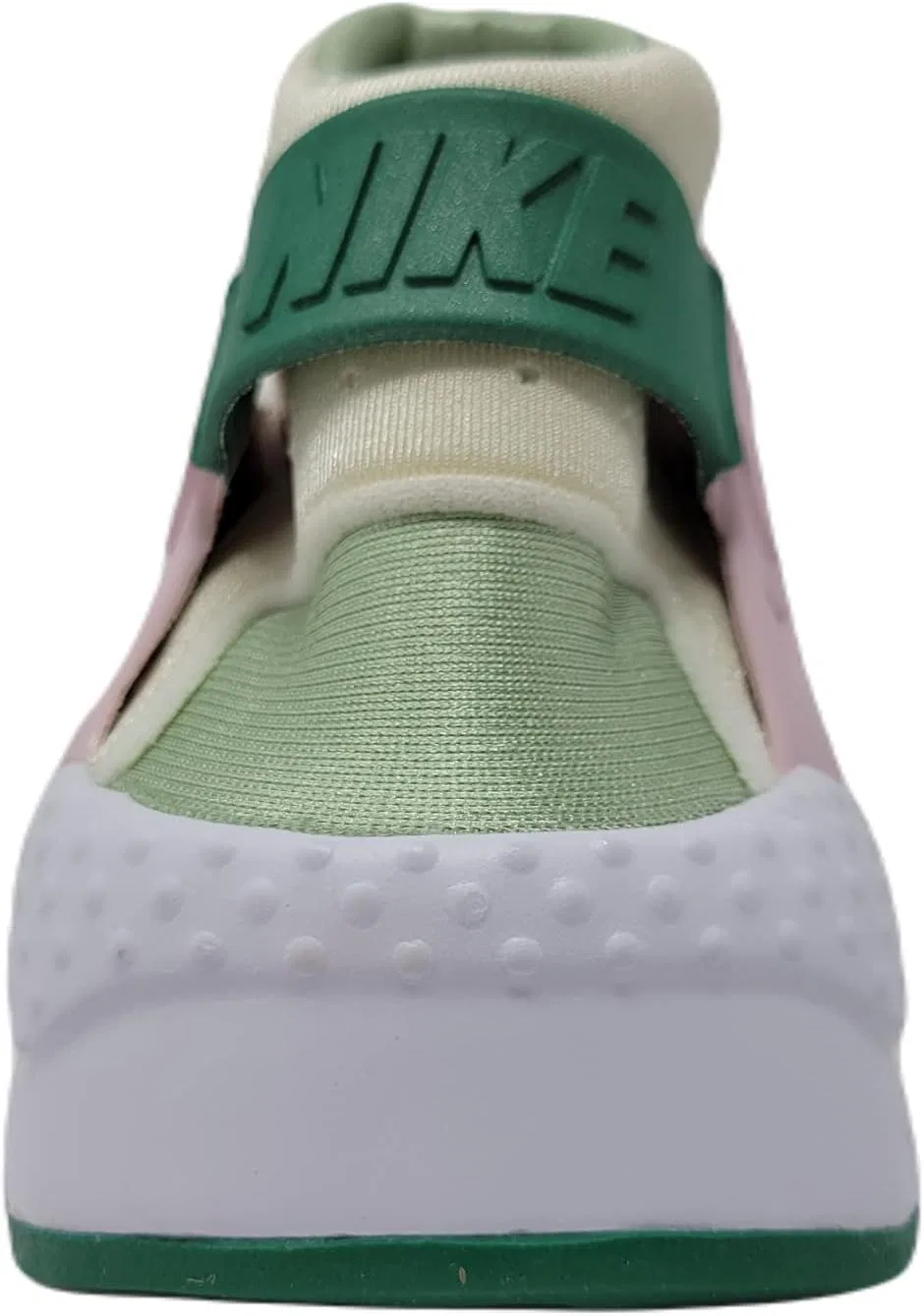 Детские кроссовки для девочек с принтом Huarache Run Nike, Pink Foam Malachite Sesame — фото 4