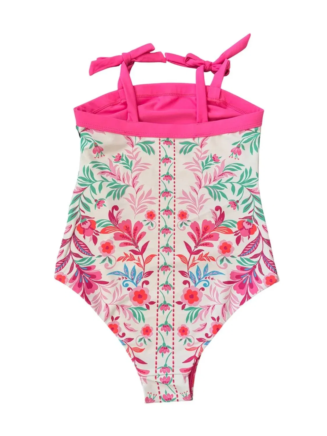 Детский слитный купальник с цветочным принтом Shelly One-Piece Swimsuit feather 4 arrow, Seabreeze — фото 2