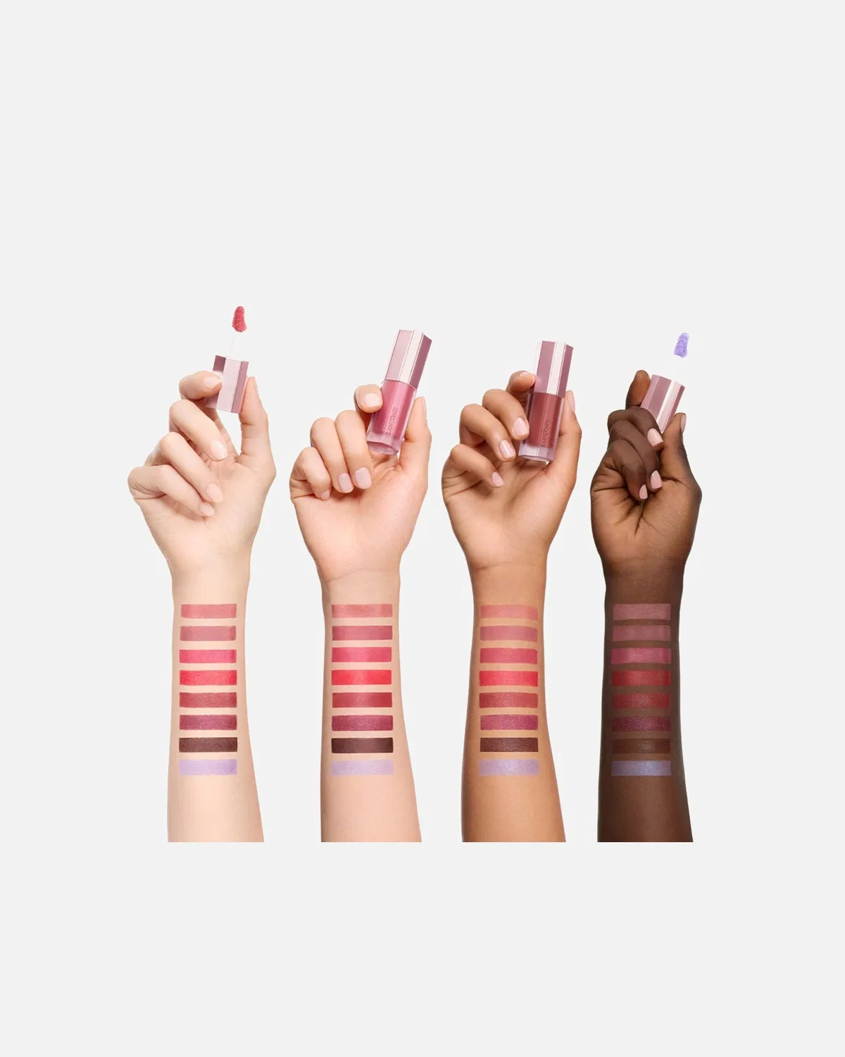 Lipstick lip idôle cuddleblur matte Lancôme, 90 - Berry Bisou — фото 3