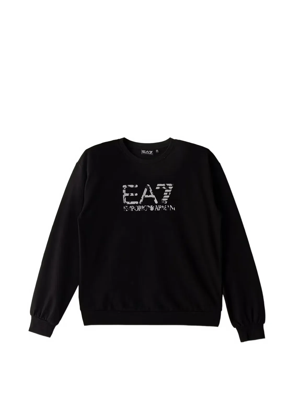 Emporio Armani Свитшот с принтом логотипа черный