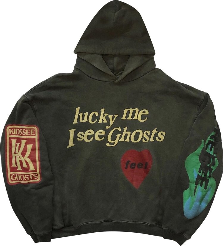 

Худи Cactus Plant Flea Market Kids See Ghosts FREEEE Hoodie 'Core', серый