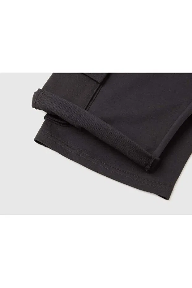 Детские шорты для мальчиков хлопковые United Colors Of Benetton, Anthracite — фото 3