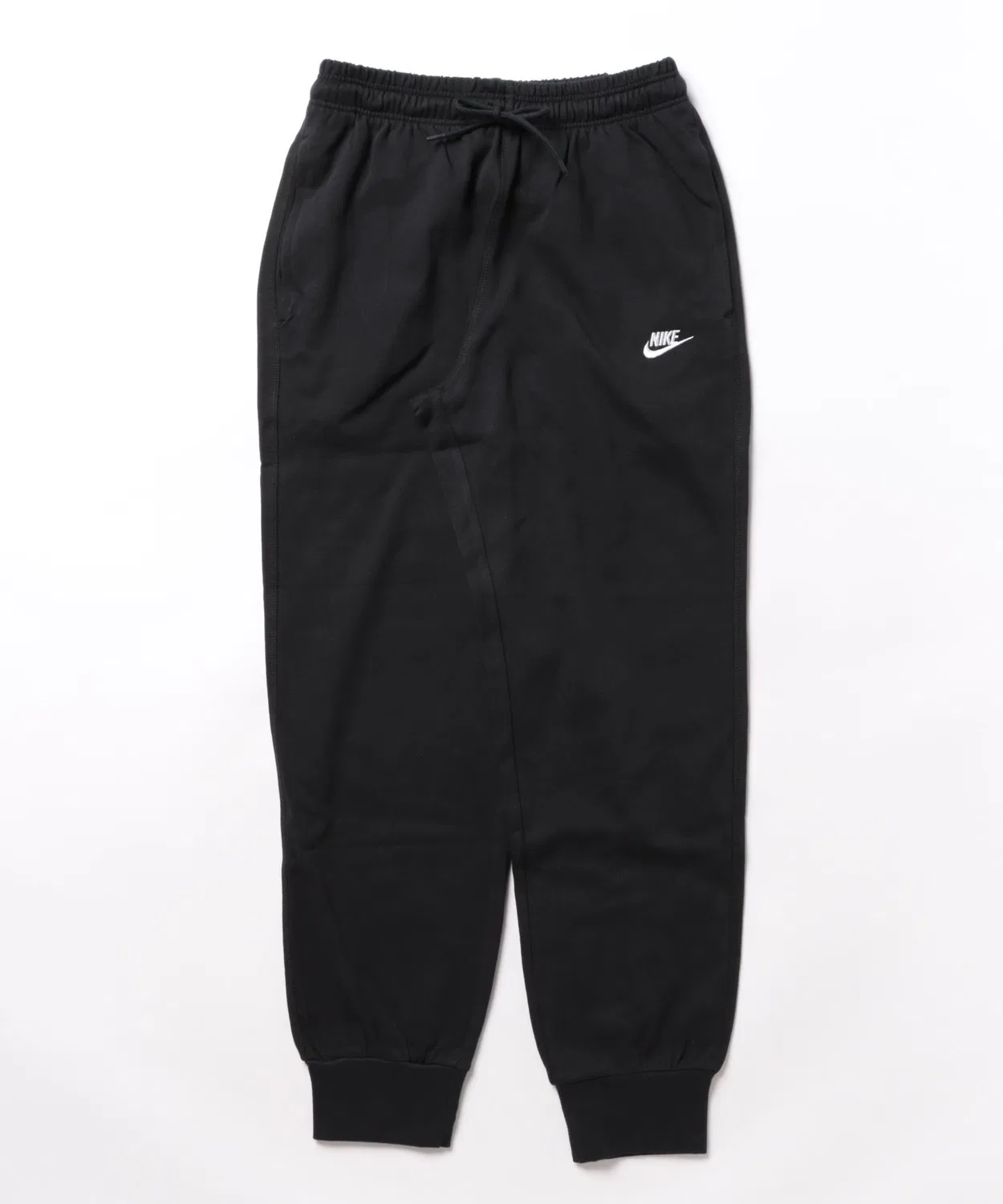 Мужские спортивные брюки-джоггеры с утягивающим поясом Nike Club Knit Jogger, Black — фото 2