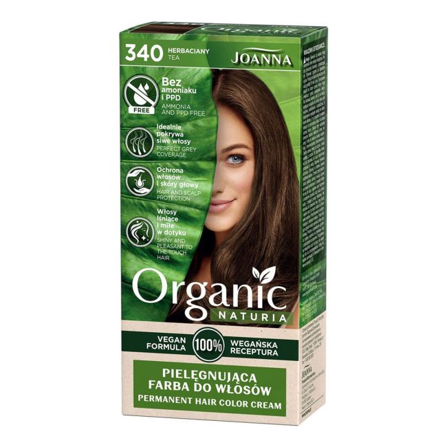 

Органическая краска для волос Naturia Joanna, цвет 340 tea