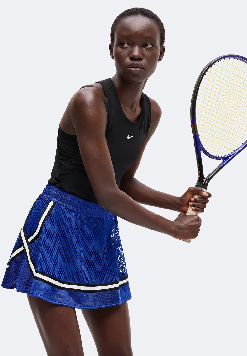 Спортивная юбка Slam skirt uso - спортивная юбка Nike Performance, Old Royal/White — фото 4