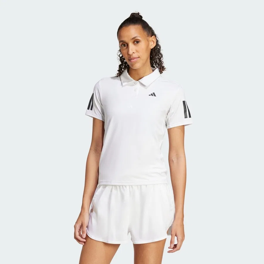 Поло с коротким рукавом Club Tennis Climacool 3-Stripes adidas, Черный