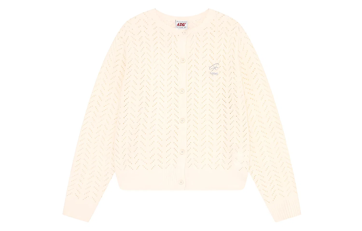 Детский свитер с круглым вырезом Crew Neck Moderate, F426, Blue — фото 3