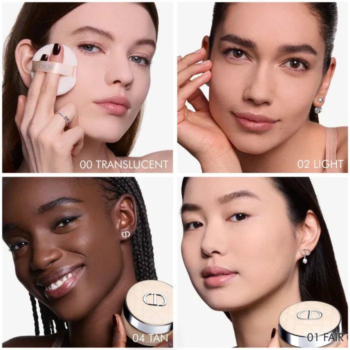Пудра рассыпчатая матовая фиксирующая Forever on set powder 00 Translucent Dior — фото 3