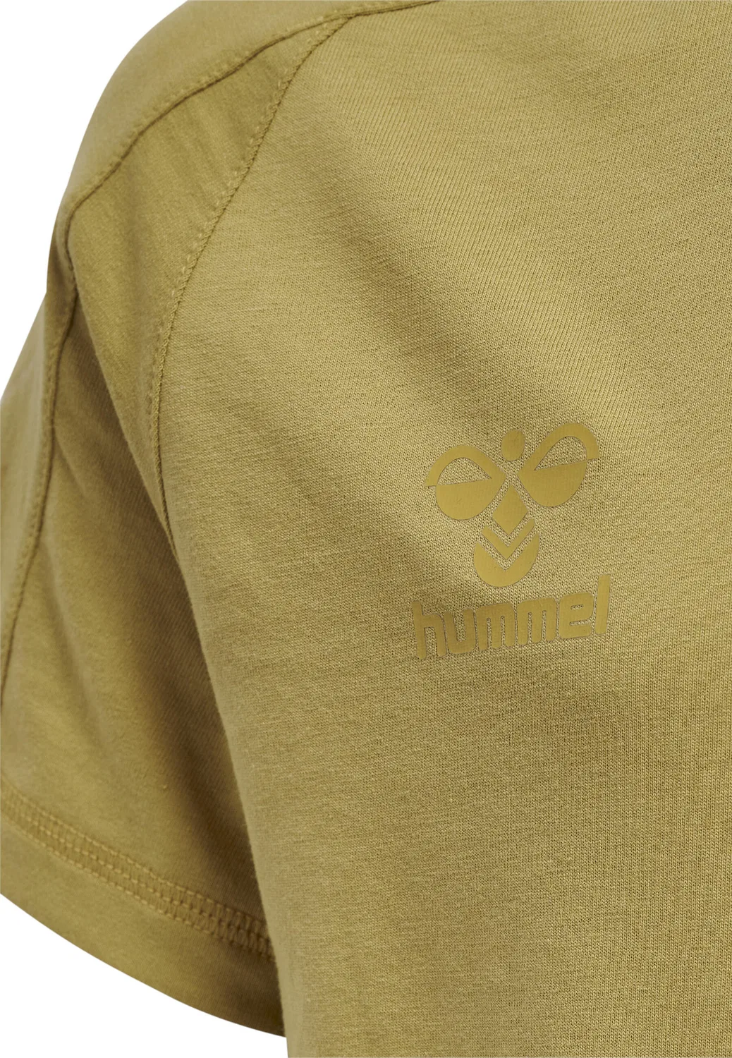 Детская футболка с коротким рукавом hmlCIMA XK T-SHIRT S/S KIDS Hummel, Gold — фото 4