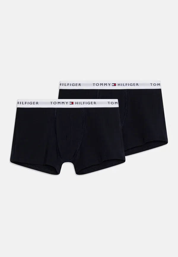 Трусы набор 2 шт хлопок signature repeat logo waistband trunks Tommy Hilfiger Desert Sky