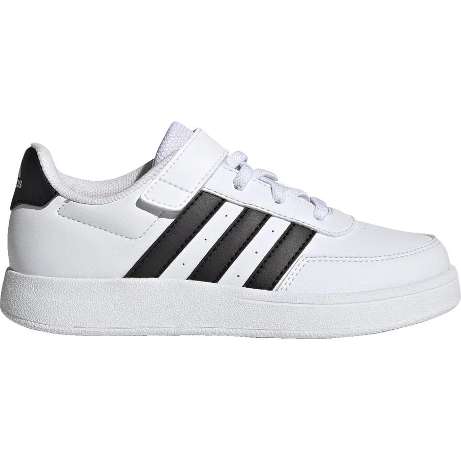 Кроссовки спортивные с ремешком Breaknet Lifestyle Court adidas, Бело-черный — фото 2