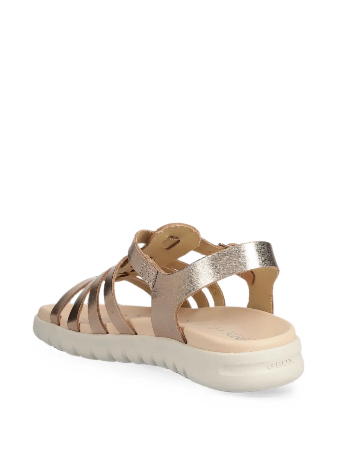 Сандалии Soleima с эффектом металлик Geox Kids, золотистый — фото 3