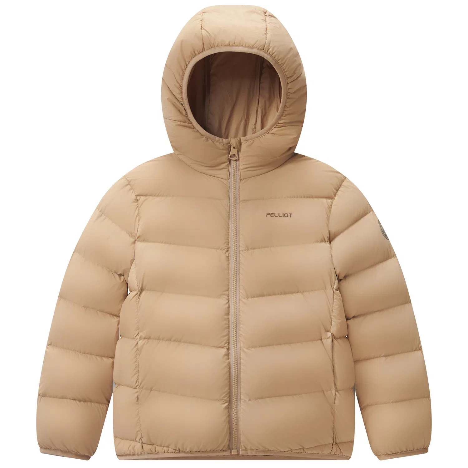 Детская куртка-пуховик с капюшоном Oat Khaki PELLIOT, Oat Khaki