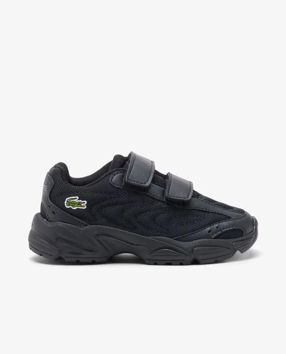Детские кроссовки без шнуровки Storm 96 2K Lite Lacoste, Negro